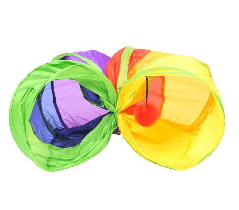 2-min (59) Rainbow Tunnel Cat Toy