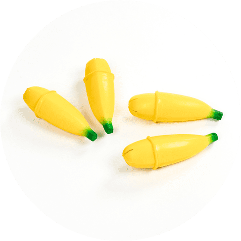 2 (11) Anti-Stress Banana Toy